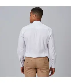 Camicia uomo slim fit fil a fil c/coreana marcello Garys