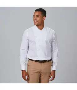 Camicia uomo slim fit fil a fil c/coreana marcello Garys