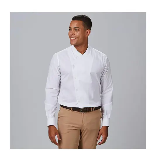 Camicia uomo slim fit fil a fil c/coreana marcello Garys