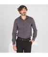 Camicia uomo slim fit neri Garys