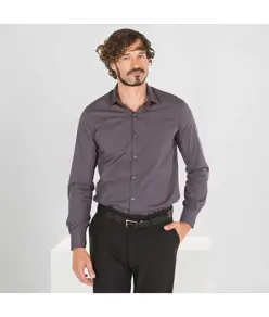 Camicia uomo slim fit neri Garys