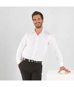 Camicia uomo slim fit neri Garys