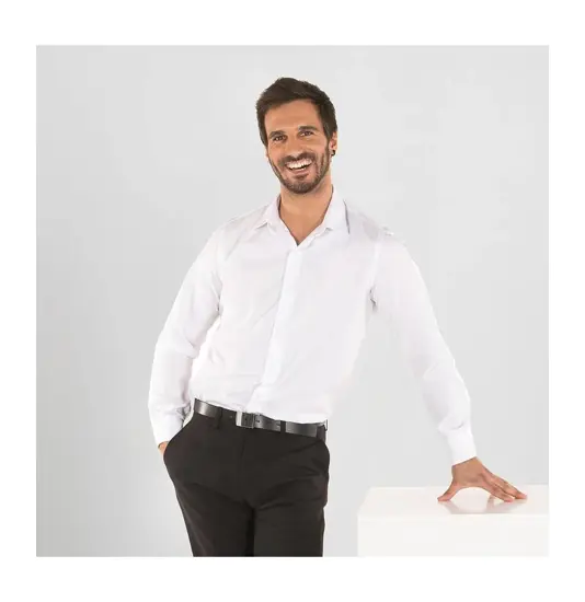 Camicia uomo slim fit neri Garys