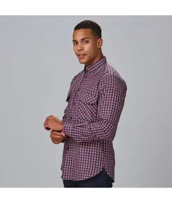 Camicia uomo slim fit quadri fausto Garys
