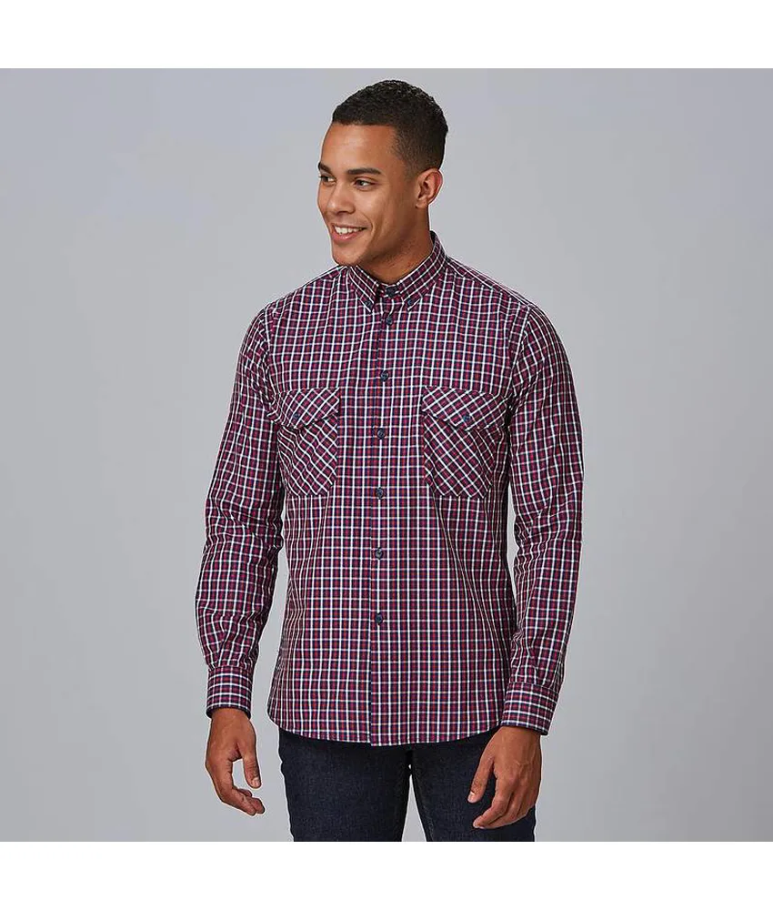 Camicia uomo slim fit quadri fausto Garys