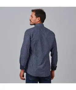 Camicia uomo slim fit quadri fausto Garys