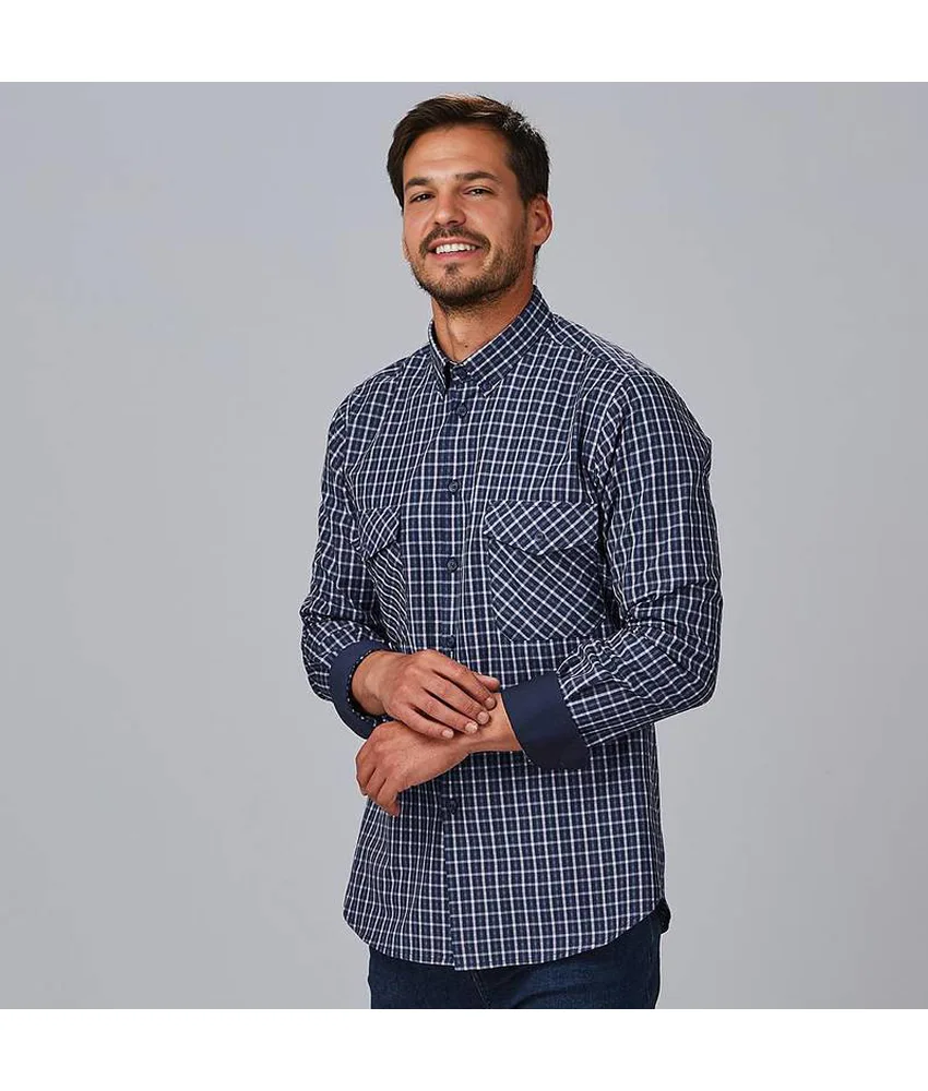 Camicia uomo slim fit quadri fausto Garys