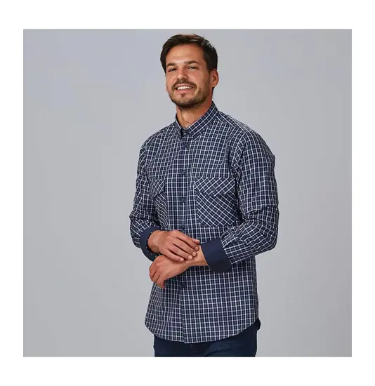 Camicia uomo slim fit quadri fausto Garys