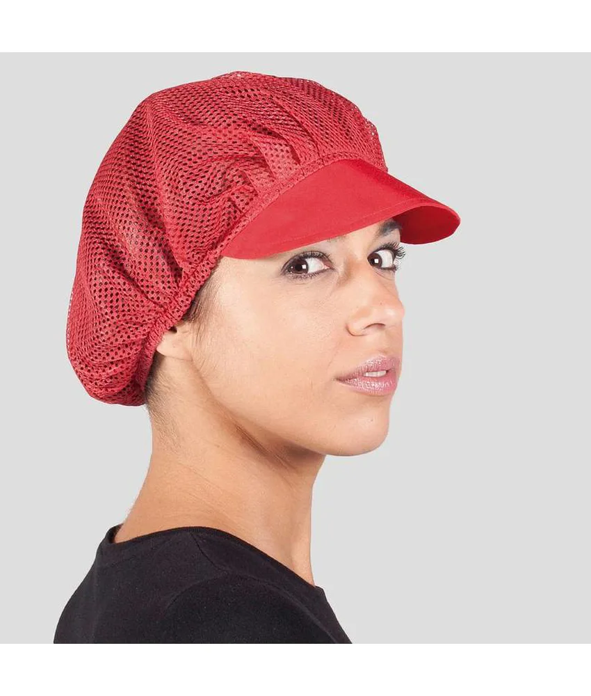 10 Cappellini donna rete e visiera colorato Garys, 200 gr/m²