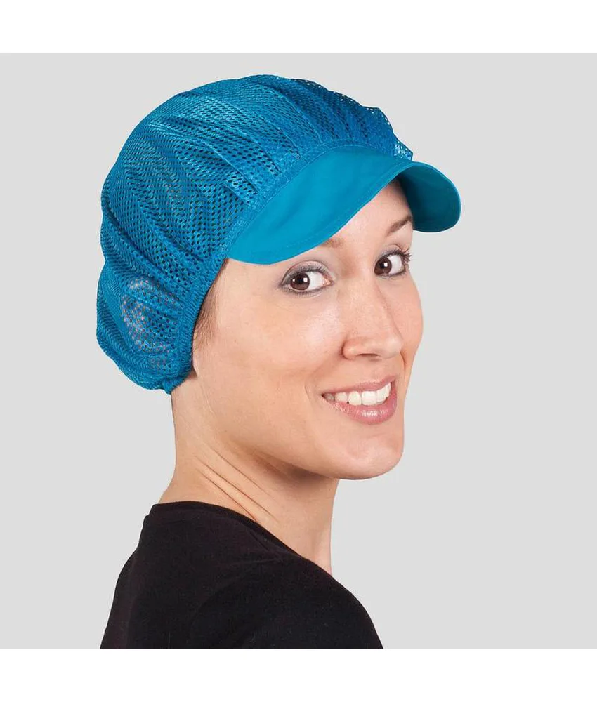 10 Cappellini donna rete e visiera colorato Garys, 200 gr/m²