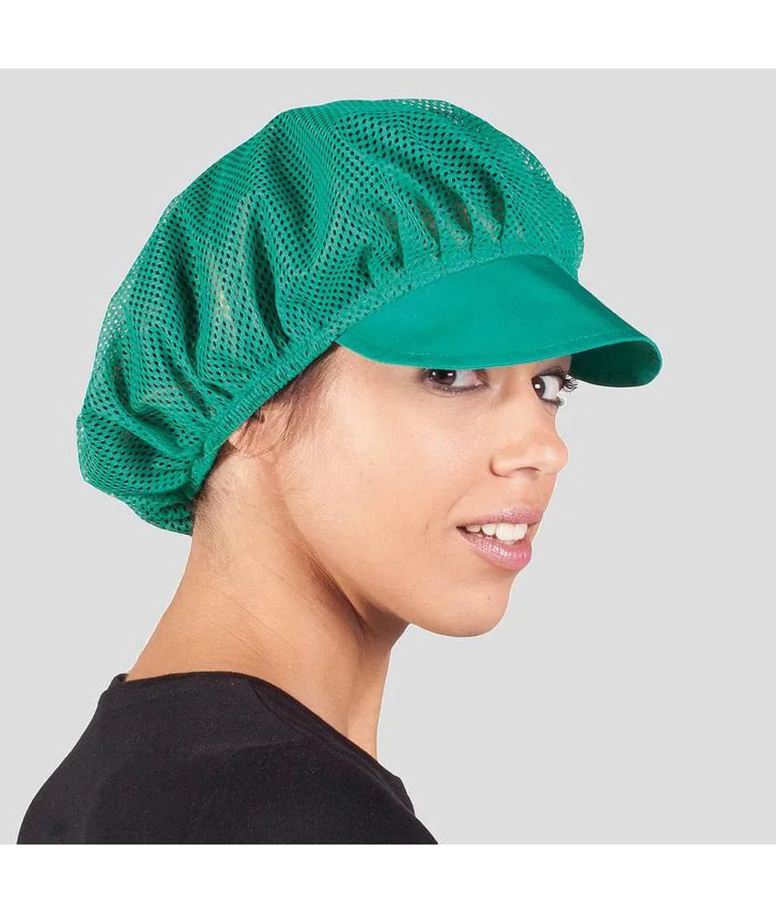 10 Cappellini donna rete e visiera colorato Garys, 200 gr/m²
