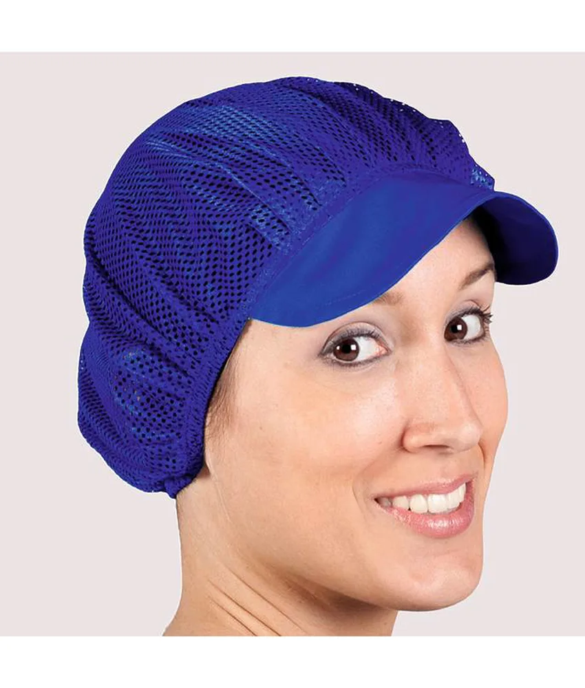 10 Cappellini donna rete e visiera colorato Garys, 200 gr/m²