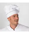Cappellino chef con velcro bianco bordino colorato Garys