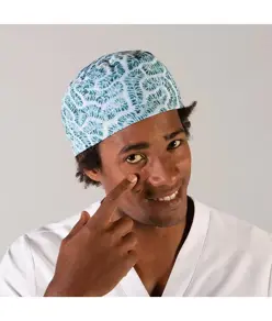 Cappellino chirurgo con lacci tessuto riciclato Garys