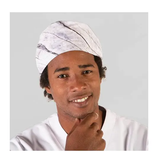Cappellino chirurgo con lacci tessuto riciclato Garys