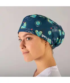 Cappellino chirurgo elastico tessuto riciclato Garys