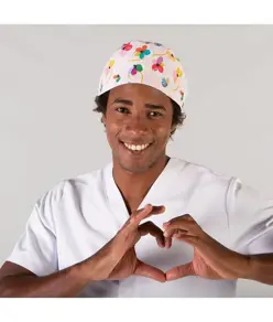 Cappellino chirurgo lacci con stampa Garys