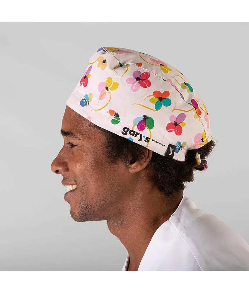 Cappellino chirurgo lacci con stampa Garys