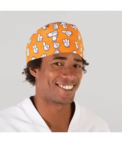 Cappellino chirurgo lacci con stampa Garys