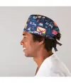Cappellino chirurgo lacci con stampa Garys