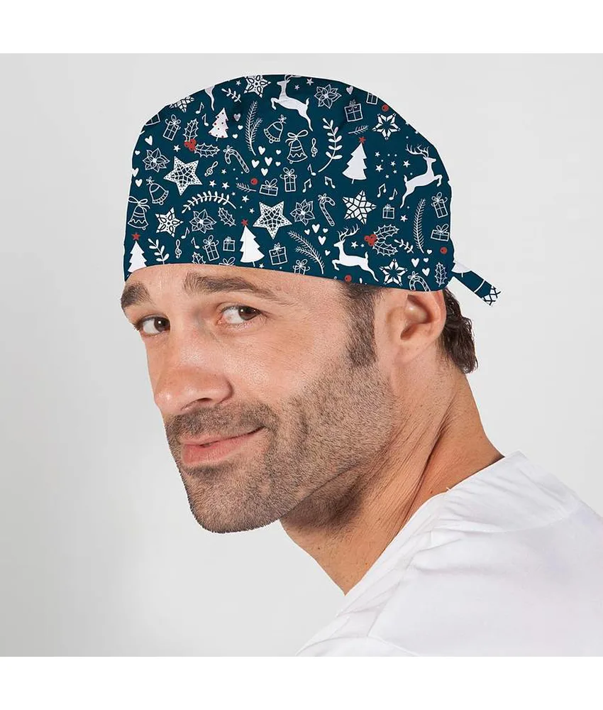 Cappellino chirurgo lacci con stampa Garys