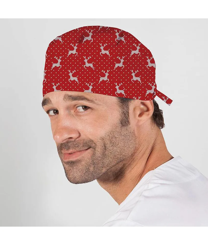 Cappellino chirurgo lacci con stampa Garys