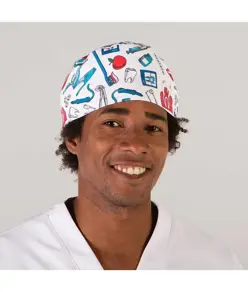 Cappellino chirurgo lacci con stampa Garys