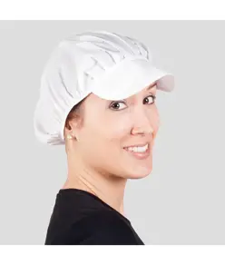 Cappellino donna popeline bianca (paq. 10 Un.) Garys