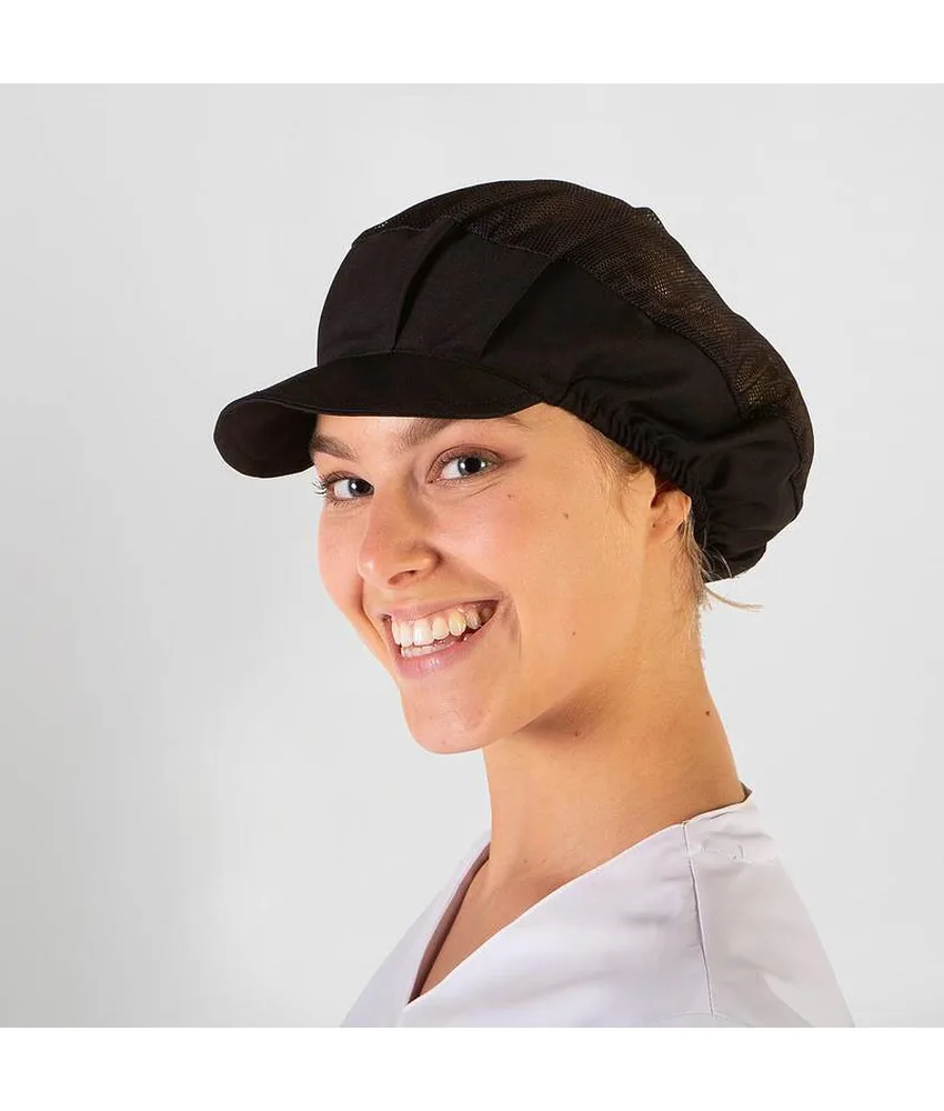 Cappellino donna rete e visiera rigida Garys, 200 gr/m²