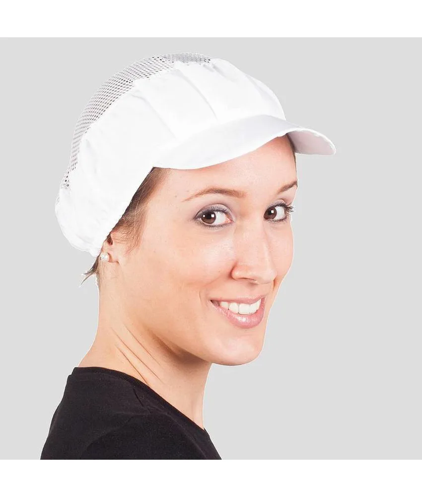 Cappellino donna rete e visiera rigida Garys, 200 gr/m²