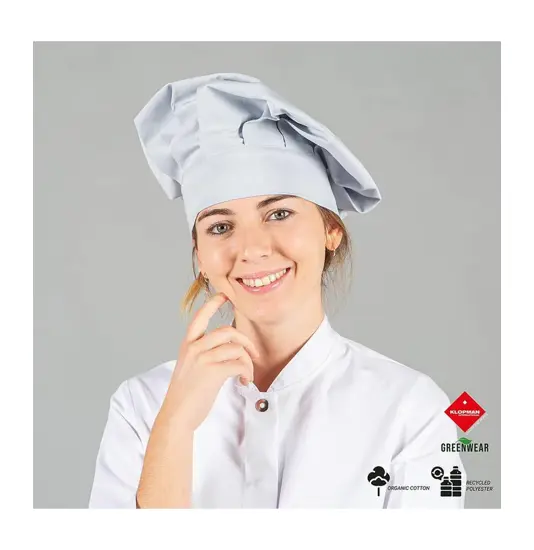 Cappellino gran chef tessuto riciclato e organico klopman Garys