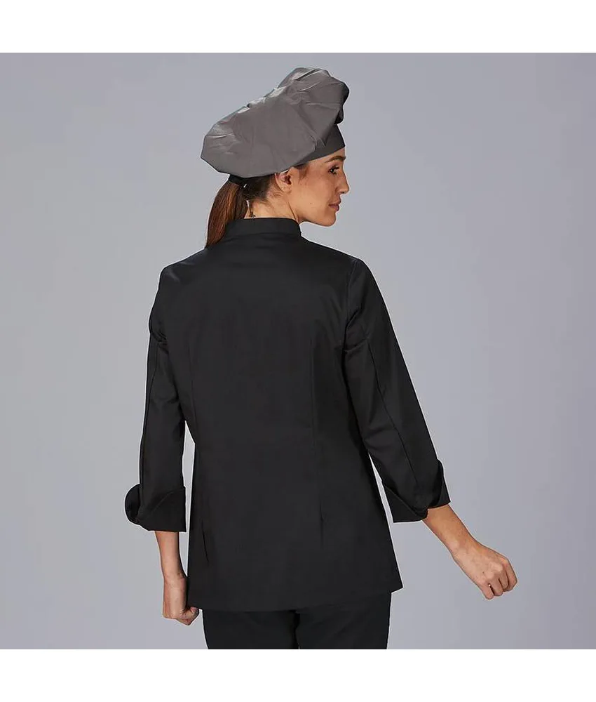 Cappello gran chef velcro sarga poliestere Garys