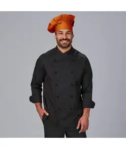 Cappello gran chef velcro sarga poliestere Garys