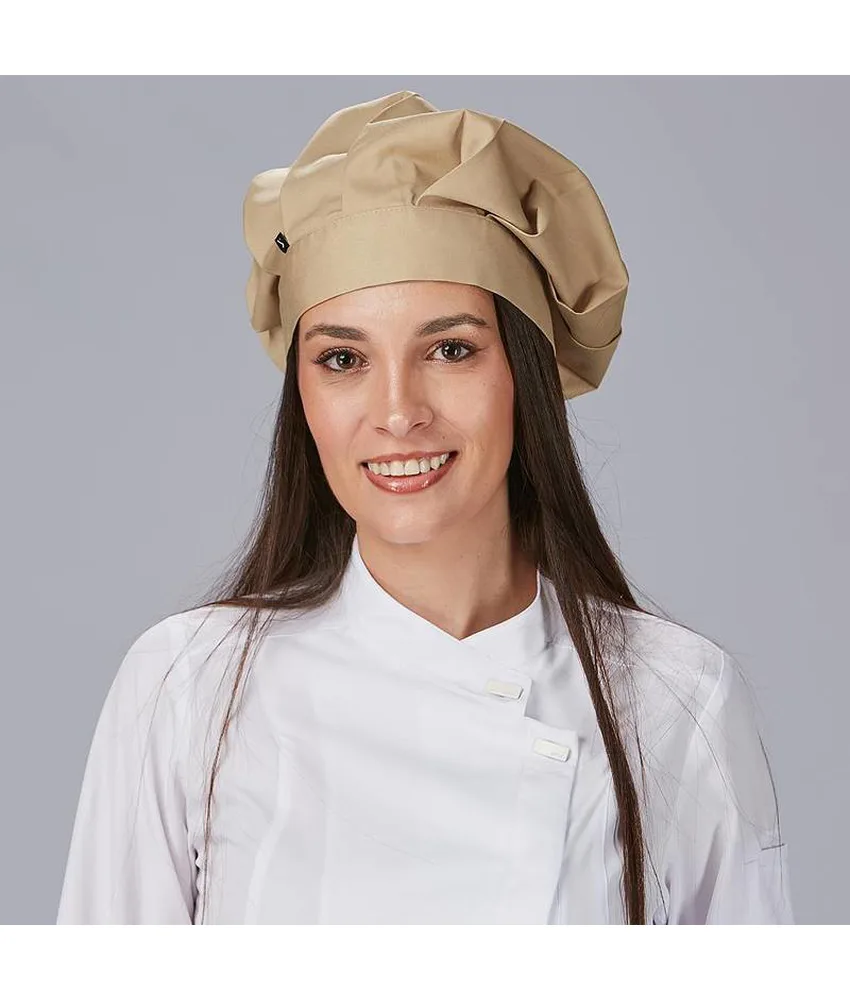 Cappello gran chef velcro sarga poliestere Garys