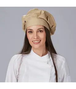 Cappello gran chef velcro sarga poliestere Garys