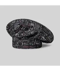 Cappello gran chef velcro stampa Garys