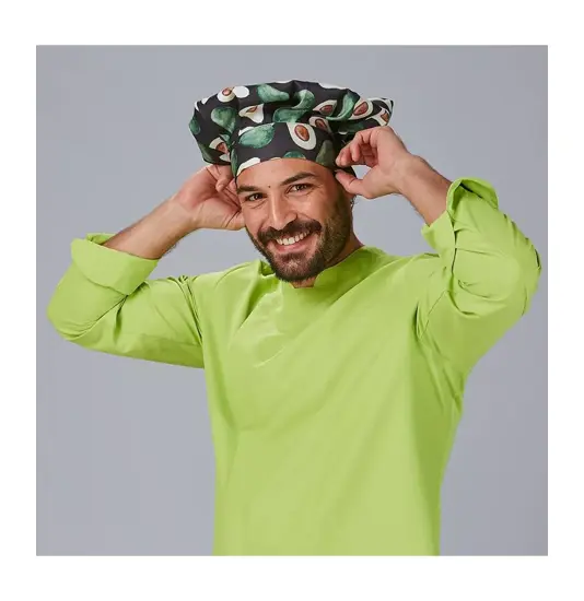 Cappello gran chef velcro stampa Garys