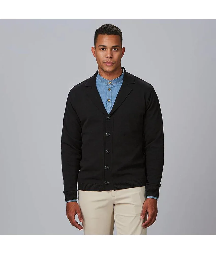 Cardigan colletto rever abbottonato uomo Garys