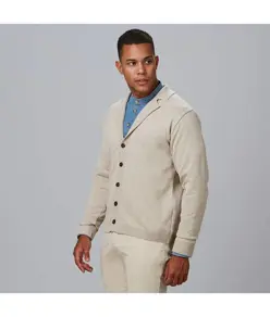 Cardigan colletto rever abbottonato uomo Garys
