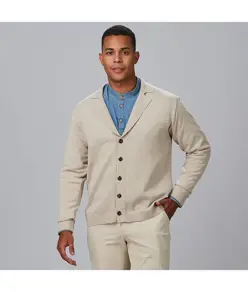 Cardigan colletto rever abbottonato uomo Garys