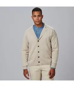 Cardigan colletto rever abbottonato uomo Garys