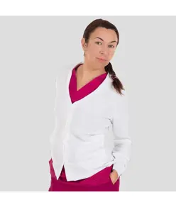 Cardigan donna tasca tagliato Garys