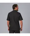 Chaqueta cocina unisex popelin fino negro m/c "red line" Garys