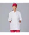 Chaqueta cocina unisex sarga blanca "red line" Garys