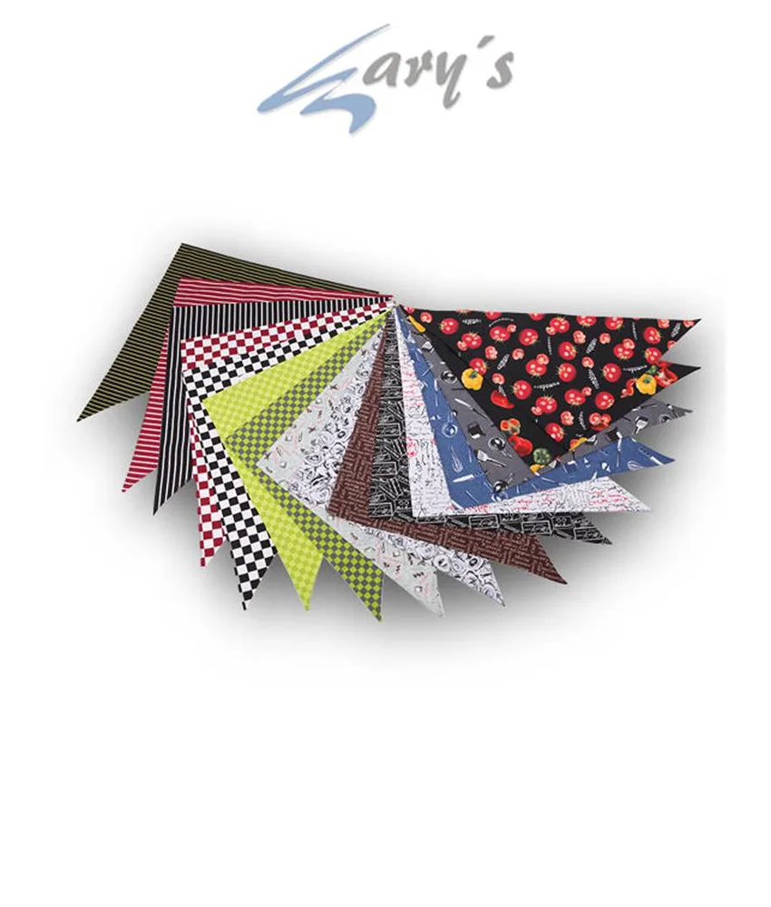 Chef's printed neckerchief Garys