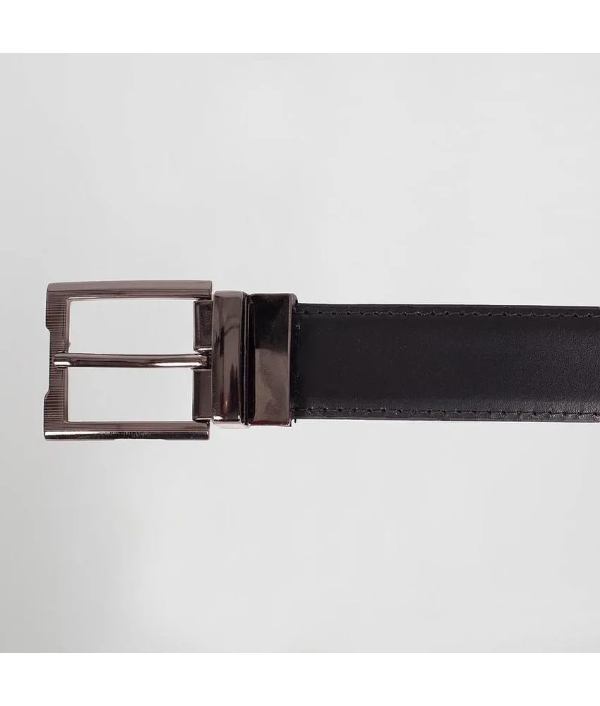 Cintura reversible pelle Garys, larghezza di 3 cm