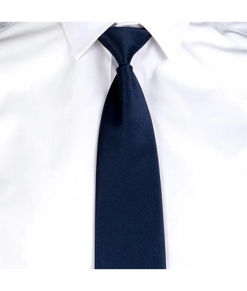 Cravatta c/nodo e elastico Garys, unisex con nodo fisso - 100% poliestere RASO