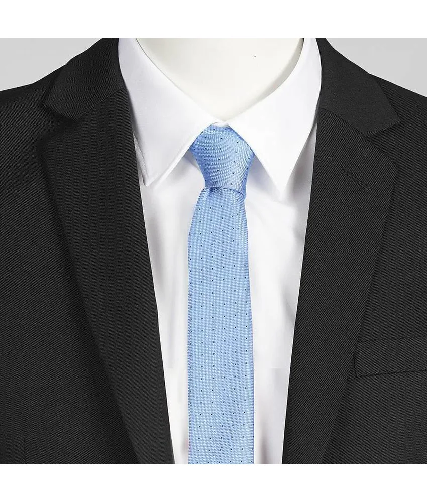 Cravatta senza nodo a lama stretta punti Garys, unisex senza nodo - modello a lama stretta