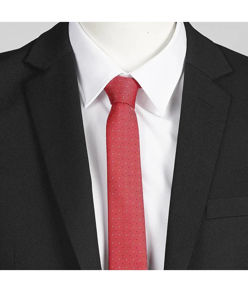 Cravatta senza nodo a lama stretta punti Garys, unisex senza nodo - modello a lama stretta