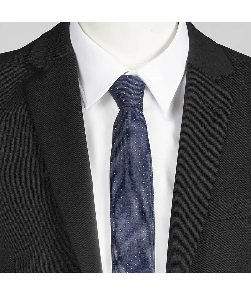 Cravatta senza nodo a lama stretta punti Garys, unisex senza nodo - modello a lama stretta